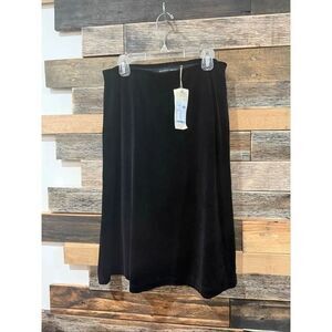 Gudrun Sjoden NWT black velour skirt size Small